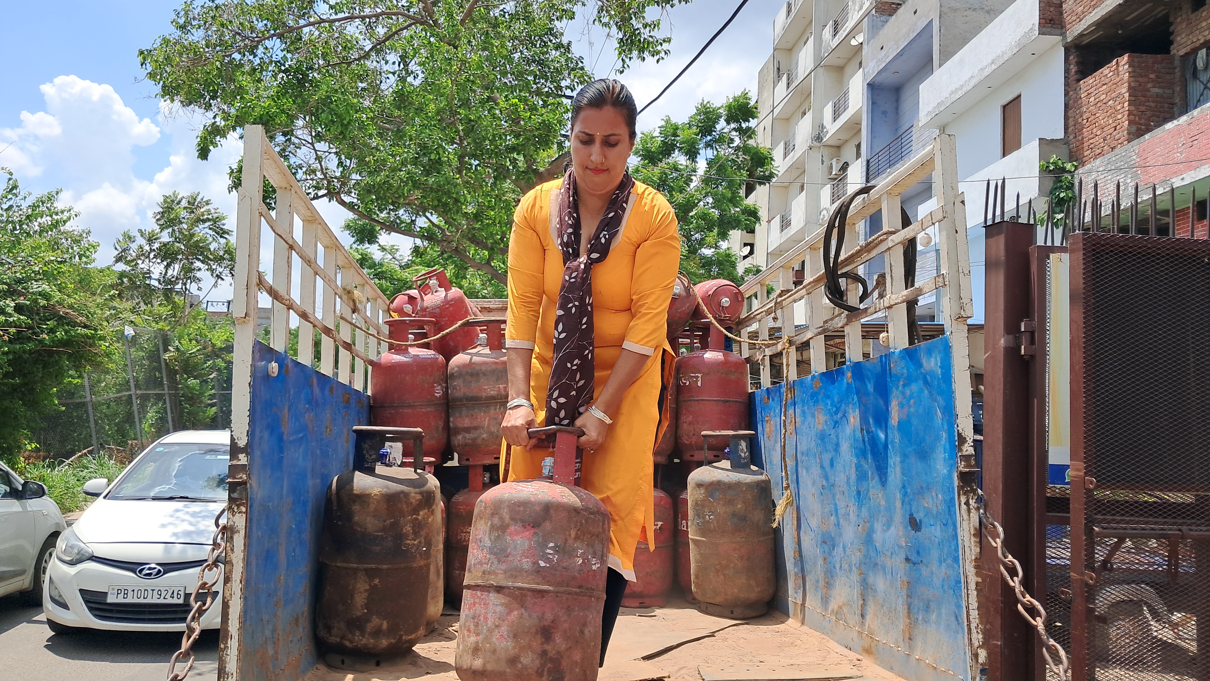 WOMEN WORKING IN GAS AGENCY