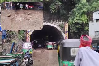 Rocks Falling from Hill At Chittinagar