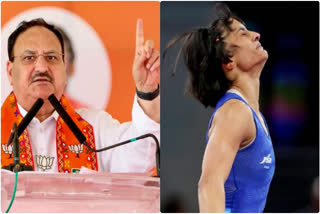 'Her Disqualification Dashed Millions Of Indians' Hopes': Nadda Lauds Vinesh Phogat As True Champion