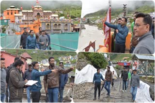 Chamoli DM Himanshu Khurana in Badrinath