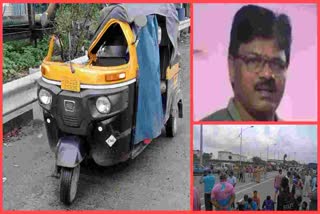 Rickshaw trailer Accident