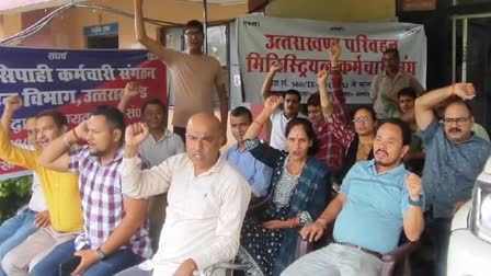 Transport workers boycott work In Almora