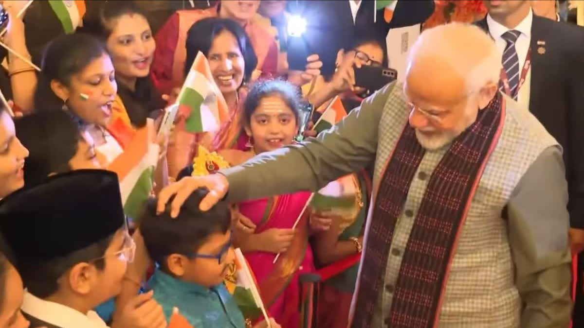 On the occasion of the 20th ASEAN Indian Summit, PM Modi was welcomed by the Indian diaspora in Indonesia