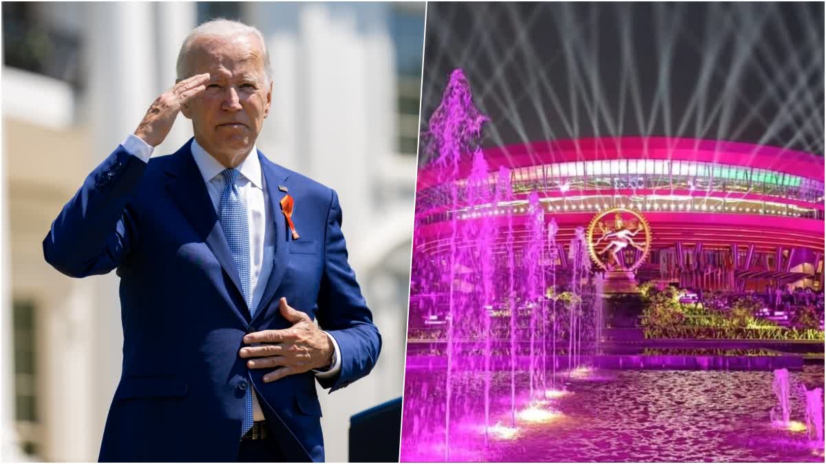 Joe Biden To G20 Summit  India Welcomes US President Joe Biden To G20  US President Joe Biden  Joe Biden  G20  India  New Delhi  G20 Summit  ITC Maurya Sheraton Hotel  Bill Clinton  George W Bush  Bill Clinton  Barack Obama  യുഎസ്‌ പ്രസിഡന്‍റ്  ജോ ബൈഡനെ വരവേല്‍ക്കാനൊരുങ്ങി രാജ്യതലസ്ഥാനം  ജോ ബൈഡന്‍  ഉച്ചകോടിക്കിടെ ഉഭയകക്ഷി കൂടിക്കാഴ്‌ചയും  ഉച്ചകോടി  ഉഭയകക്ഷി കൂടിക്കാഴ്‌ച  ഇന്ത്യന്‍ വേരുകളുള്ള ബ്രിട്ടിഷ്‌ പ്രധാനമന്ത്രി  ബ്രിട്ടിഷ്‌ പ്രധാനമന്ത്രി  റിഷി സുനക്  ഇന്ത്യ  ജി 20 ഉച്ചകോടി  ഐടിസി മൗര്യ ഷെരാട്ടണ്‍  ജോര്‍ജ് ഡബ്ല്യു ബുഷ്  ബില്‍ ക്ലിന്‍റണ്‍  ബരാക് ഒബാമ  സീക്രട്ട് സര്‍വീസ് കമാന്‍ഡോ  സുരക്ഷ  നരേന്ദ്രമോദി