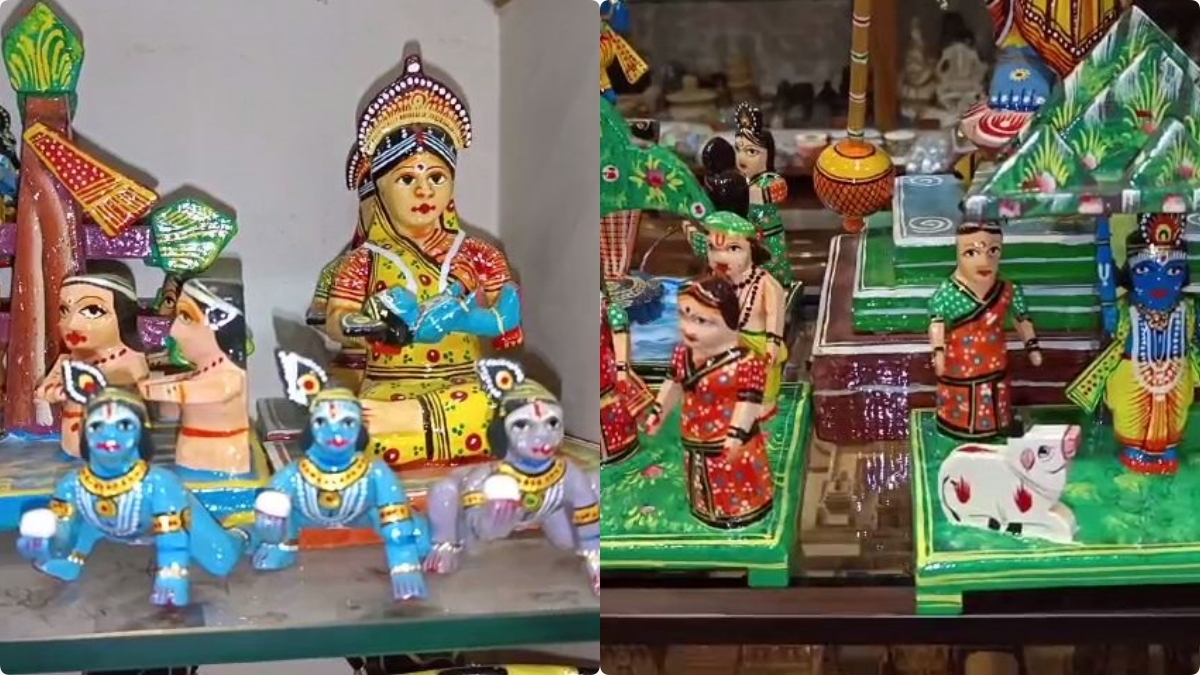 On the occasion of the cherished festival, Krishna Janmashtami, different tableaux depicting Lord Krishna were used in Singapore which were crafted in Varanasi.