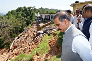 CM Sukhu Visit Disaster Affected Area in Kangra