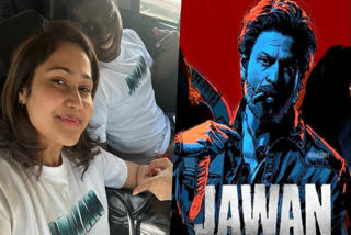 'Jawan fever': Twinning in white, Atlee catches first show of SRK starrer with wife Priya
