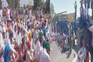 Amritsar-Jammu National Highway blocked by Farmers in gurdaspur