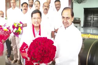 Meghalaya CM Conrad Sangma met Telangana CM KCR