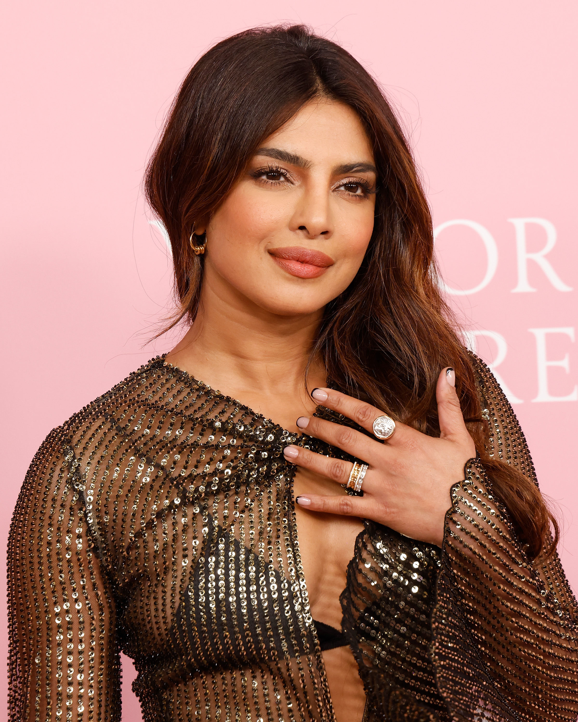 Priyanka Chopra's glamour knows no bounds in semi sheer dress as she attends Victoria's Secret NYFW event