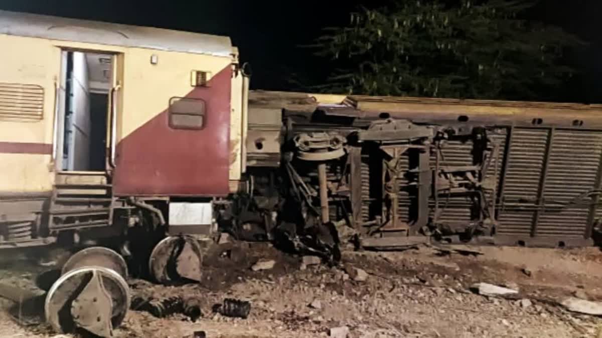 Train derailed in MP