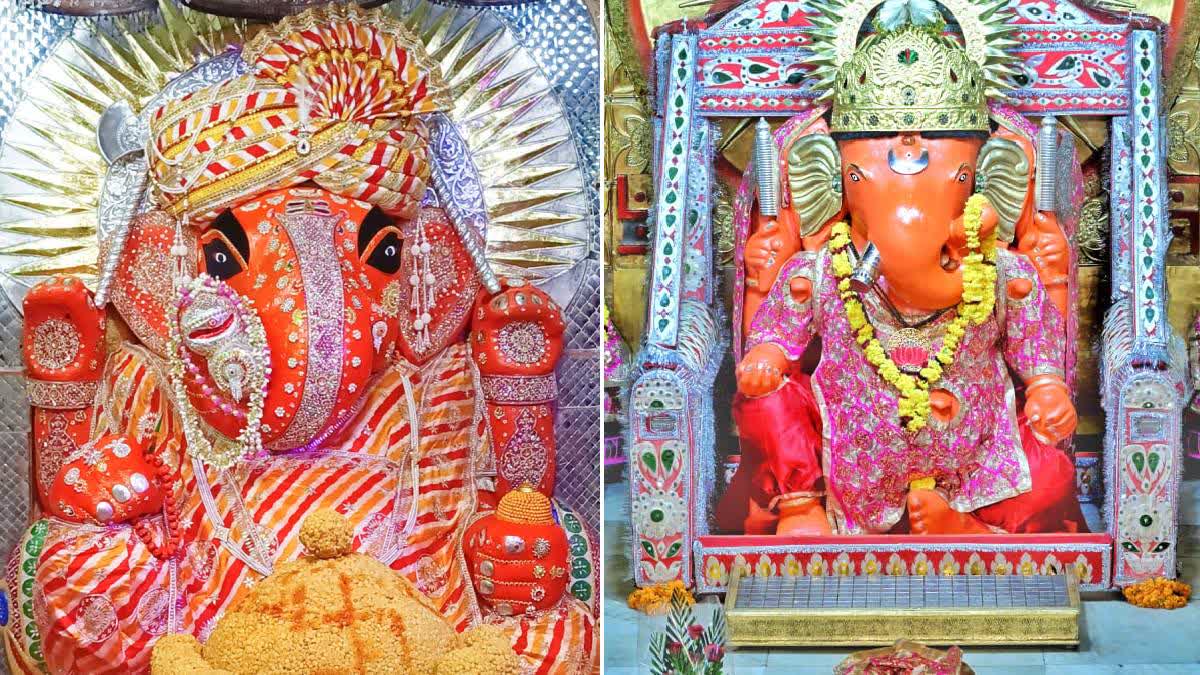 Ganesh Chaturthi Celebrated With Great Enthusiasm In Jaipur; Idol Without Trunk Worshipped Here