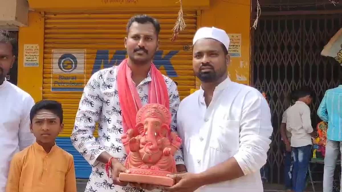 Koppala: Harmony of Hindu Muslim friends even on Ganesha festival