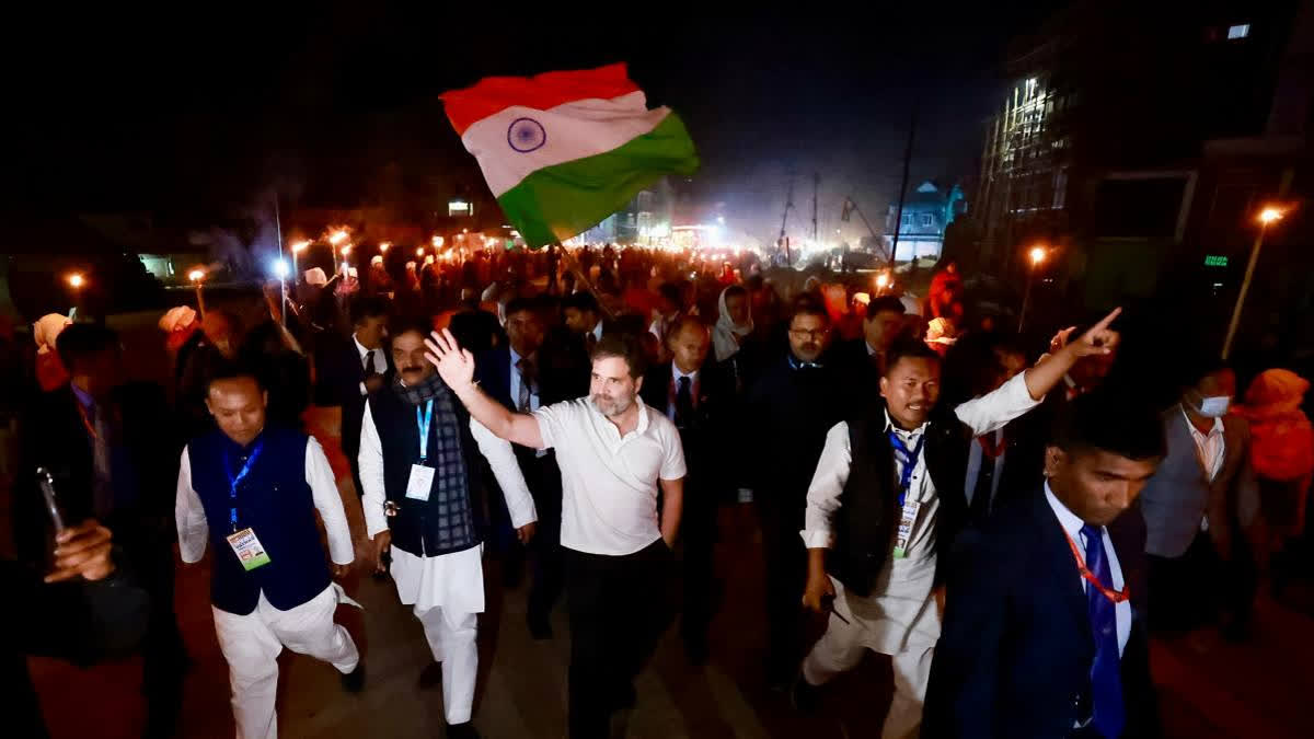 Rahul Gandhi's Bharat Jodo Yatra, which started on September 7, 2022, and concluded on January 30, 2023, covered over 4,000 kilometres across India. The march involved numerous public meetings, aiming to promote love and unity against divisive forces.