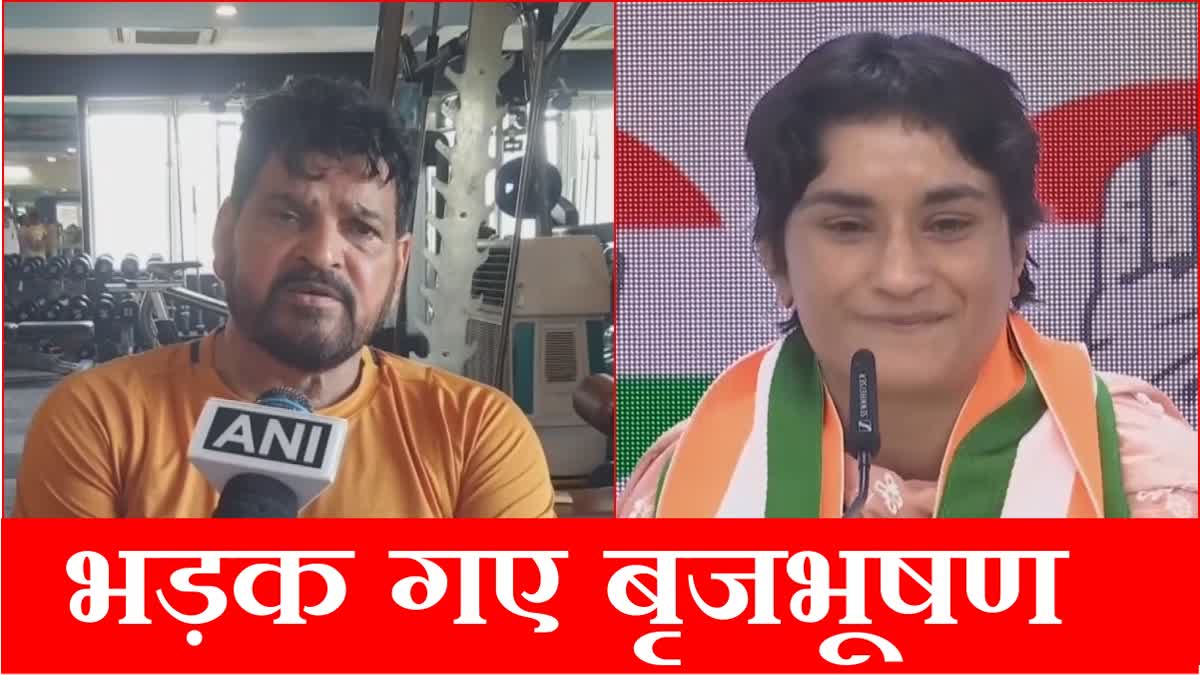 Haryana Assembly Election 2024 Brijbhushan sharan Singh on Vinesh Phogat and Bajrang Punia Congress