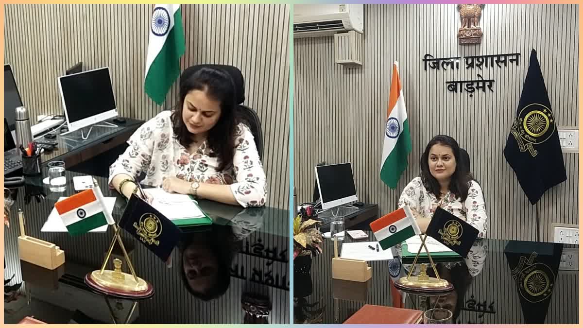 Newly appointed Barmer District Collector Tina Dabi