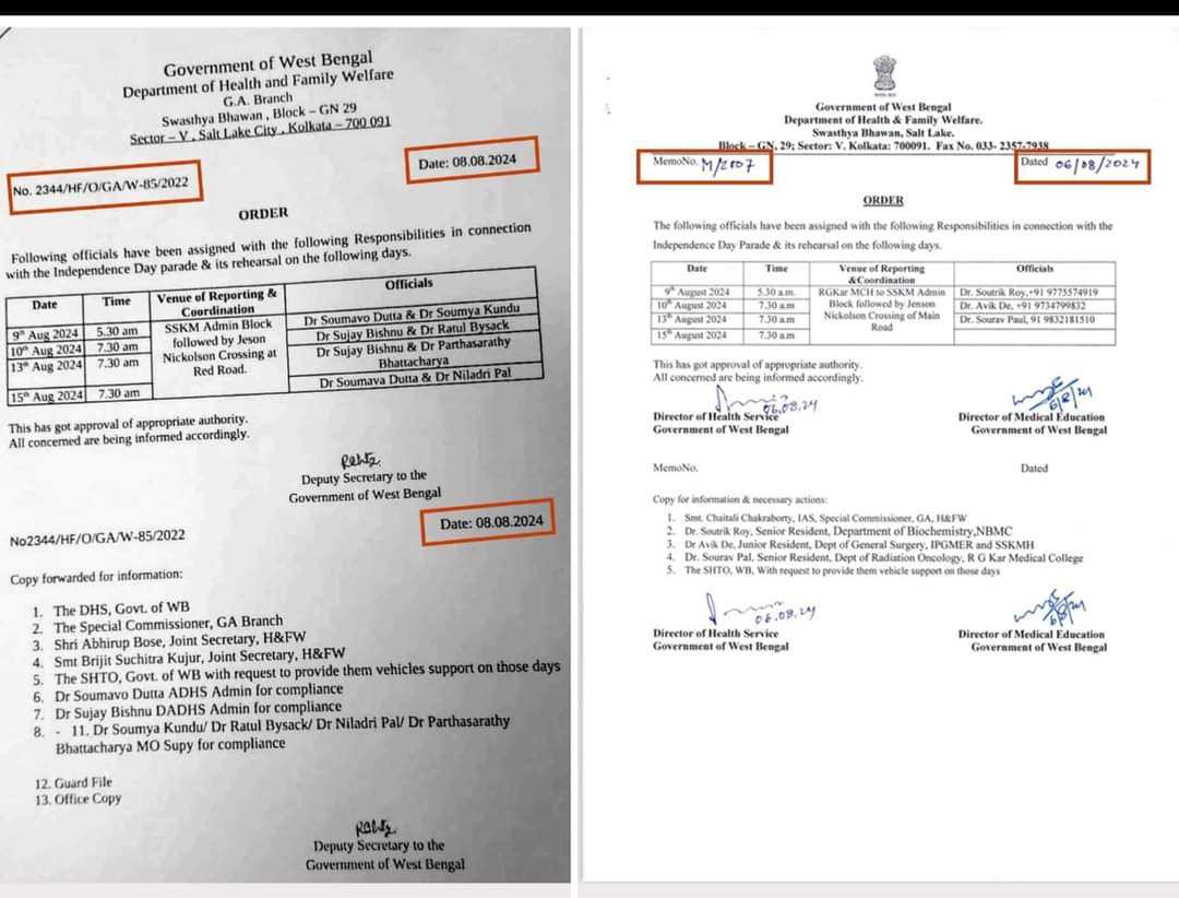 Questions on Swasthya Bhawan Notice