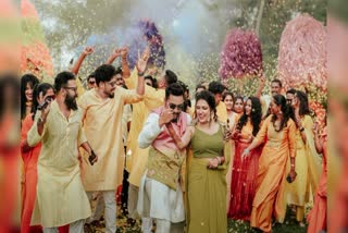 SREEVIDYA MULLACHERI AND RAHUL  SREEVIDYA MULLACHERI HALDI CEREMONY  ശ്രീവിദ്യ മുല്ലച്ചേരി വിവാഹം  ശ്രീവിദ്യമുല്ലച്ചേരി രാഹുല്‍ വിവാഹം