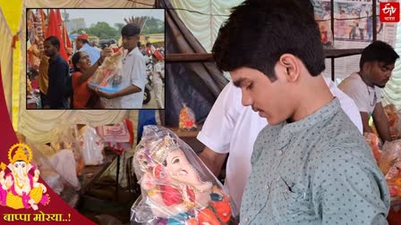 ganeshotsav 2024 ganpati arrival in amravati, this year devotees have given preference to environment-friendly idols