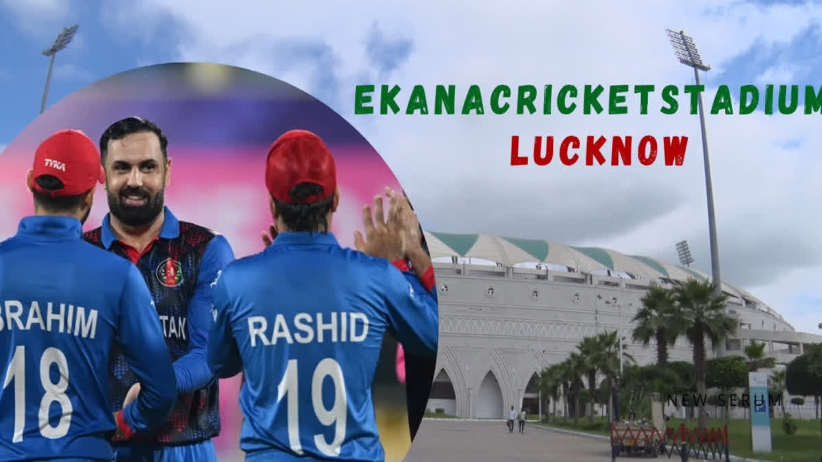 Afghanistan have played more matches than India in Lucknow's enaka ground