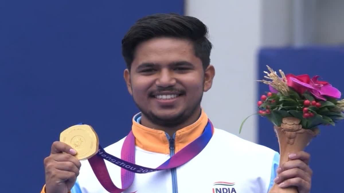 third gold medal in asian games