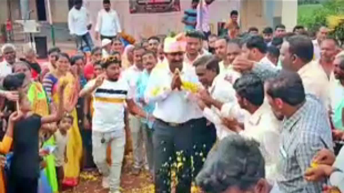 Students and Villagers bid a tearful farewell