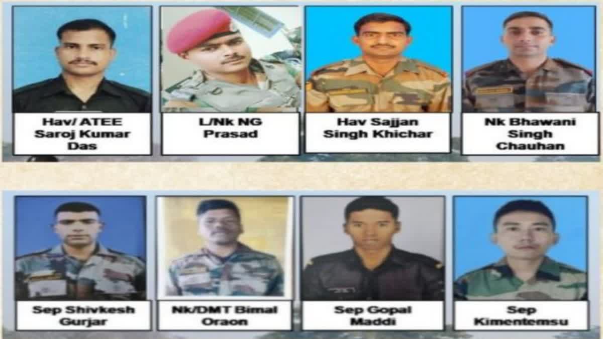 Mortal remains of 8 Army personnel recovered