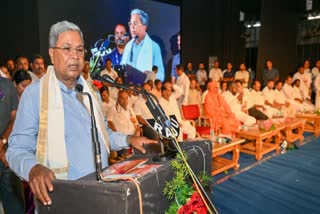 CM Siddaramaiah talks in Basava Jayanthi program at mysore