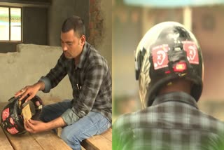 Safety Helmet Desgined in Bhadradri Kothagudem
