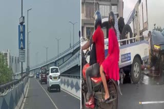 Road accident at Maa Flyover