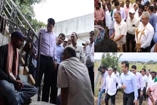 central-team-visited-various-villages-of-sandur-taluk-and-conducted-drought-survey
