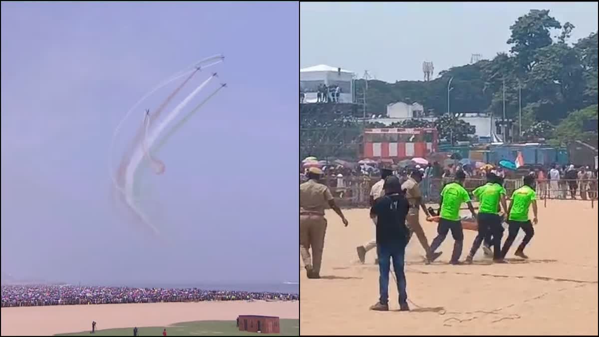 CHENNAI AIRSHOW TRAGEDY  MAREENA BEACH AIR SHOW TRAGEDY  ചെന്നൈ എയർഷോ അപകടം  ചെന്നൈ എയർഷോ മരണസംഖ്യ