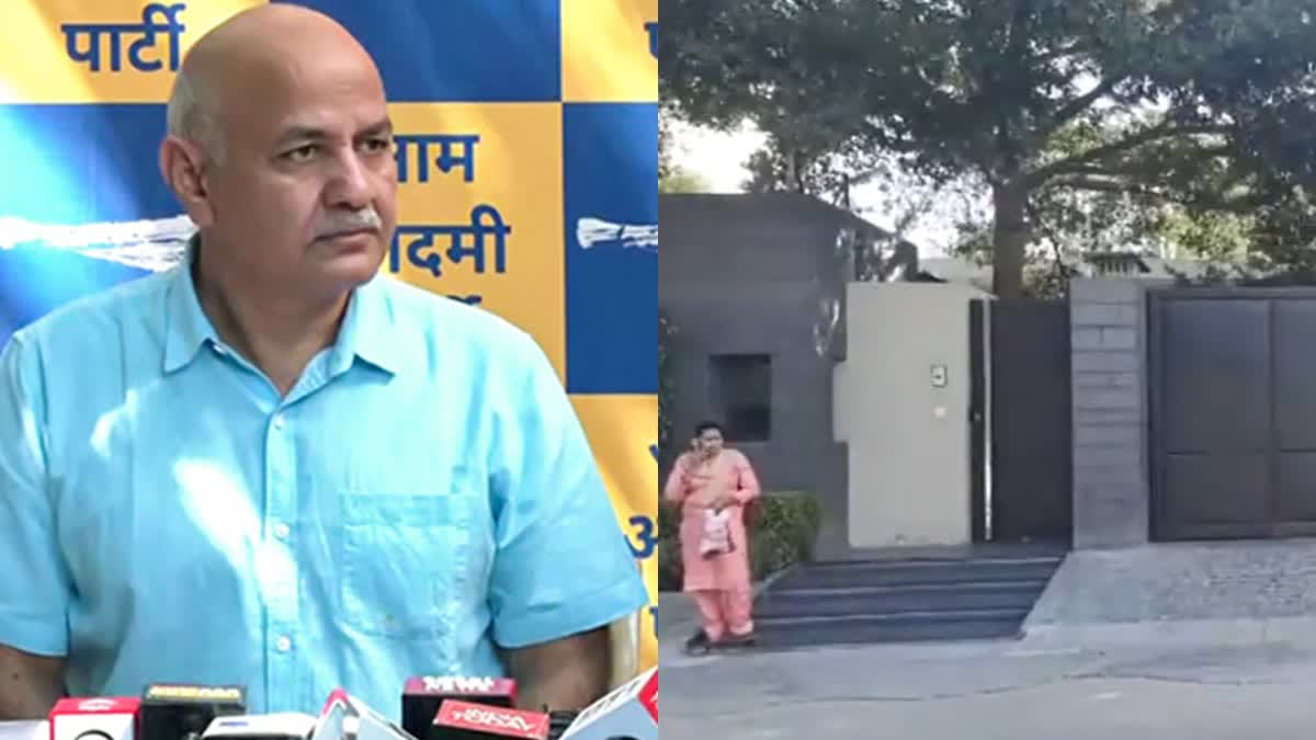 AAP leader Manish Sisodia (L) fumes at ED raids on party leader Sanjeev Arora's house in Punjab