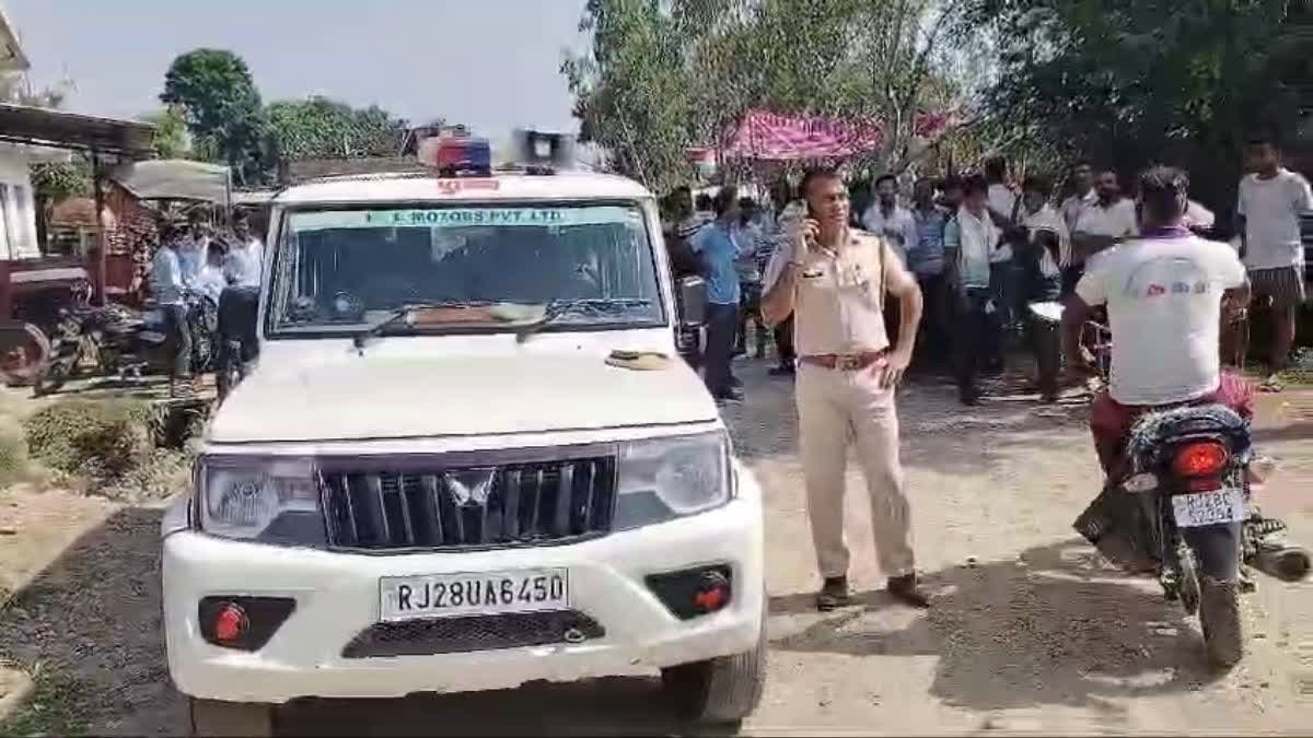 बारां में पुलिस पर बदमाशों ने की फायरिंग