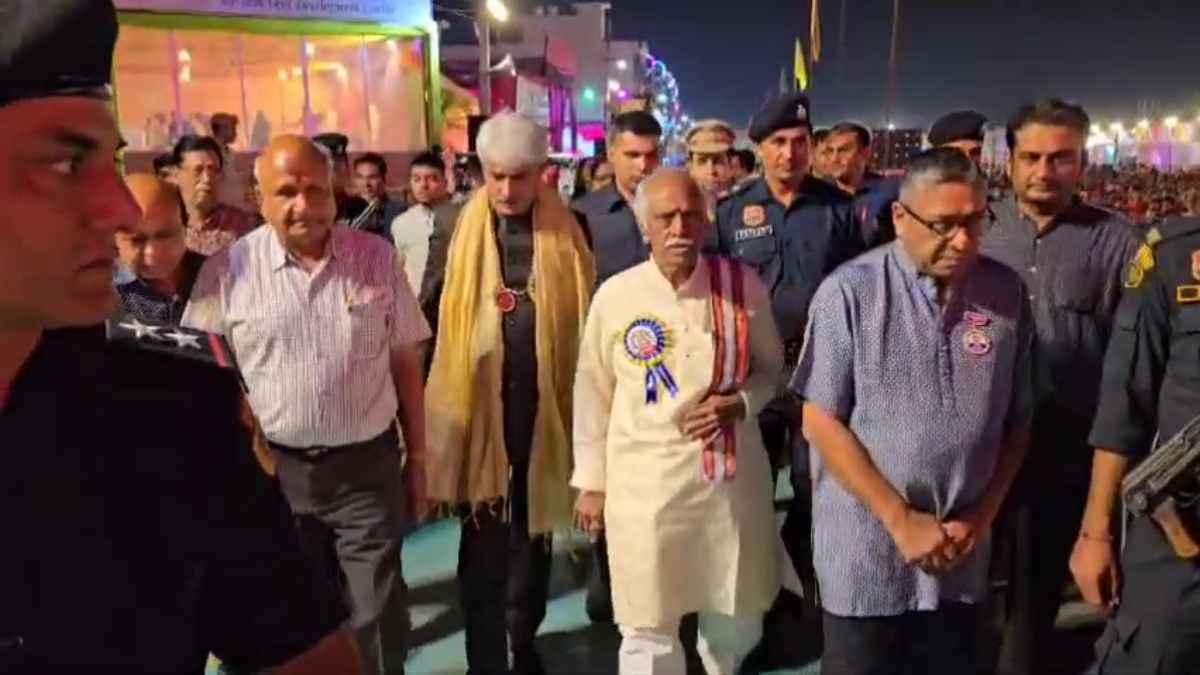 Haryana Governor Bandaru Dattatreya in Ramlila festival at rohtak