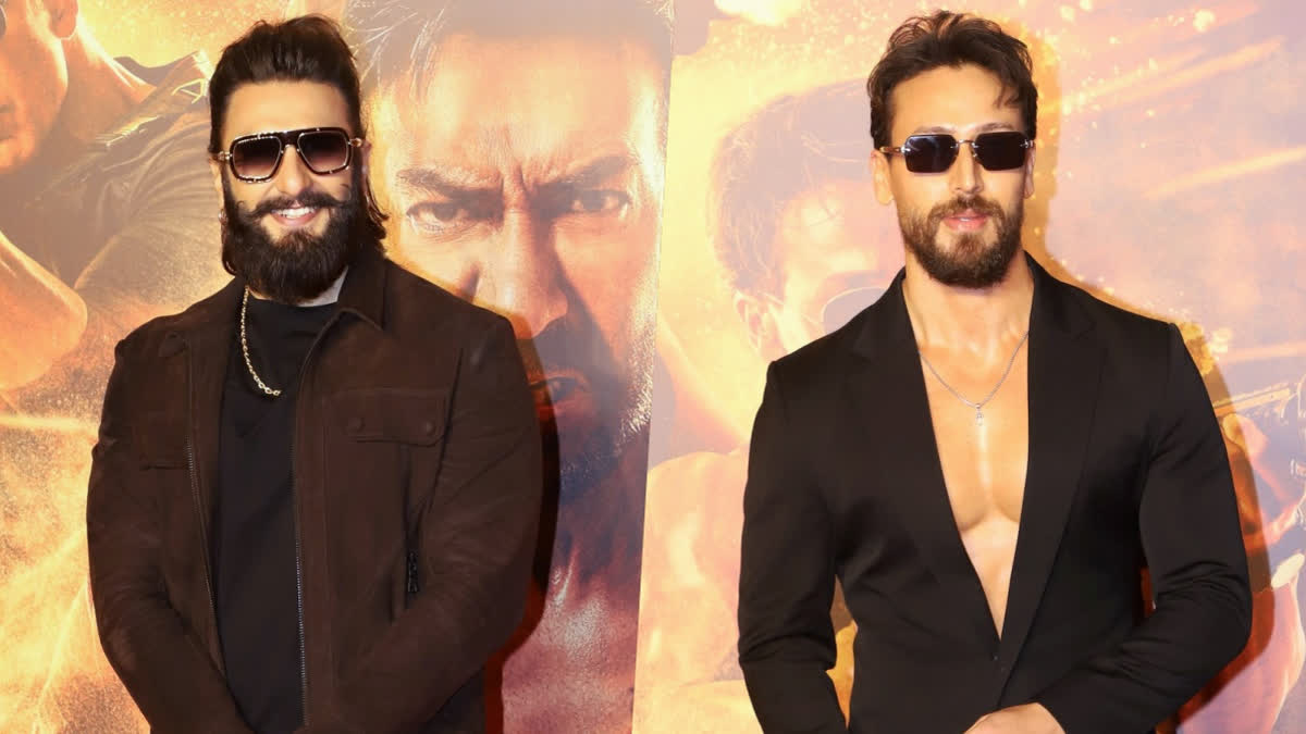 Ranveer Singh Lauds Tiger Shroff At Singham Again Trailer Launch