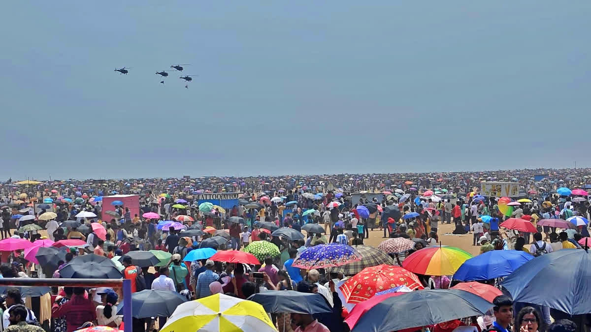 CHENNAI AIR SHOW  MARINA BEACH HEAT STROKE DEATH  മറീന ബീച്ച് എയര്‍ ഷോ അപകടം  എയര്‍ഷോ മരണം സ്‌റ്റാലിന്‍ ധനസഹായം