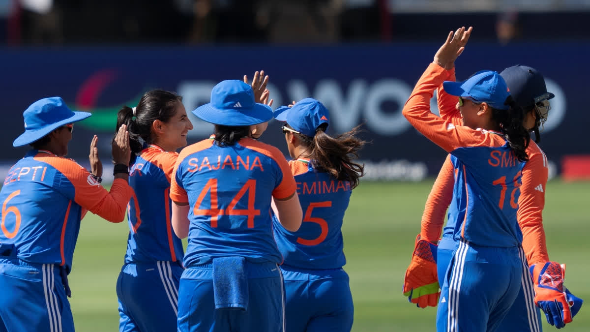 The article talks about India's women's T20 World Cup 2024 semi final scenario after a win over Pakistan and a defeat against New Zealand.