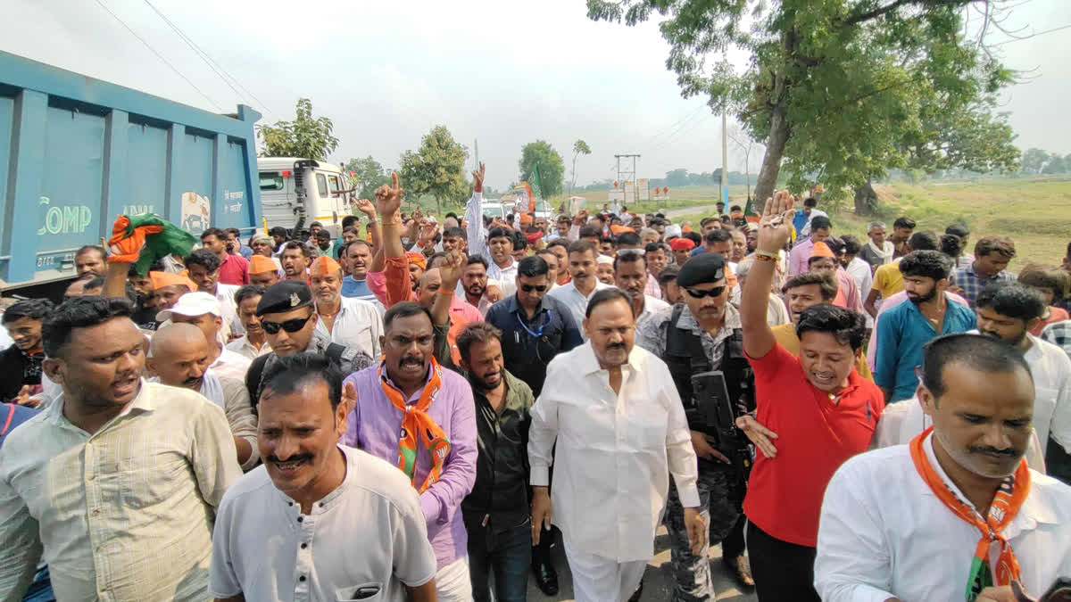 Kamlesh Singh reached Hussainabad for the first time after joining BJP