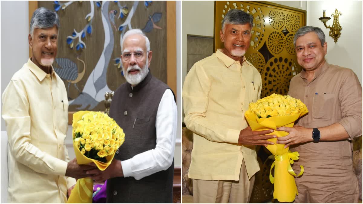 CM Chandrababu meet PM Modi