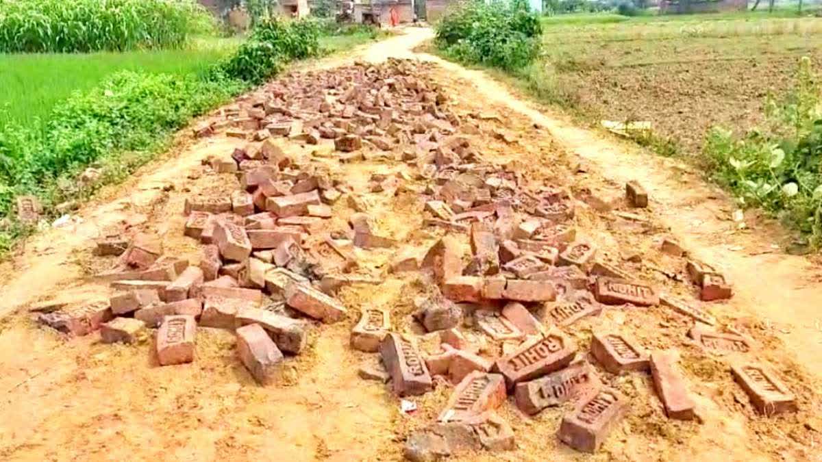 FORMER MUKHIYA BROKE THE ROAD