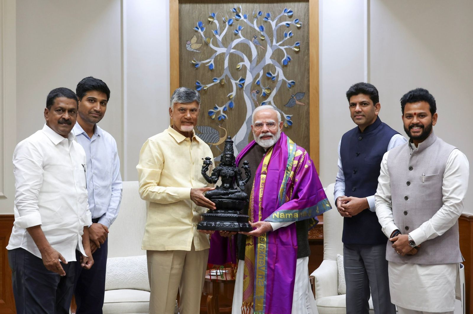 CM Chandrababu meet PM Modi