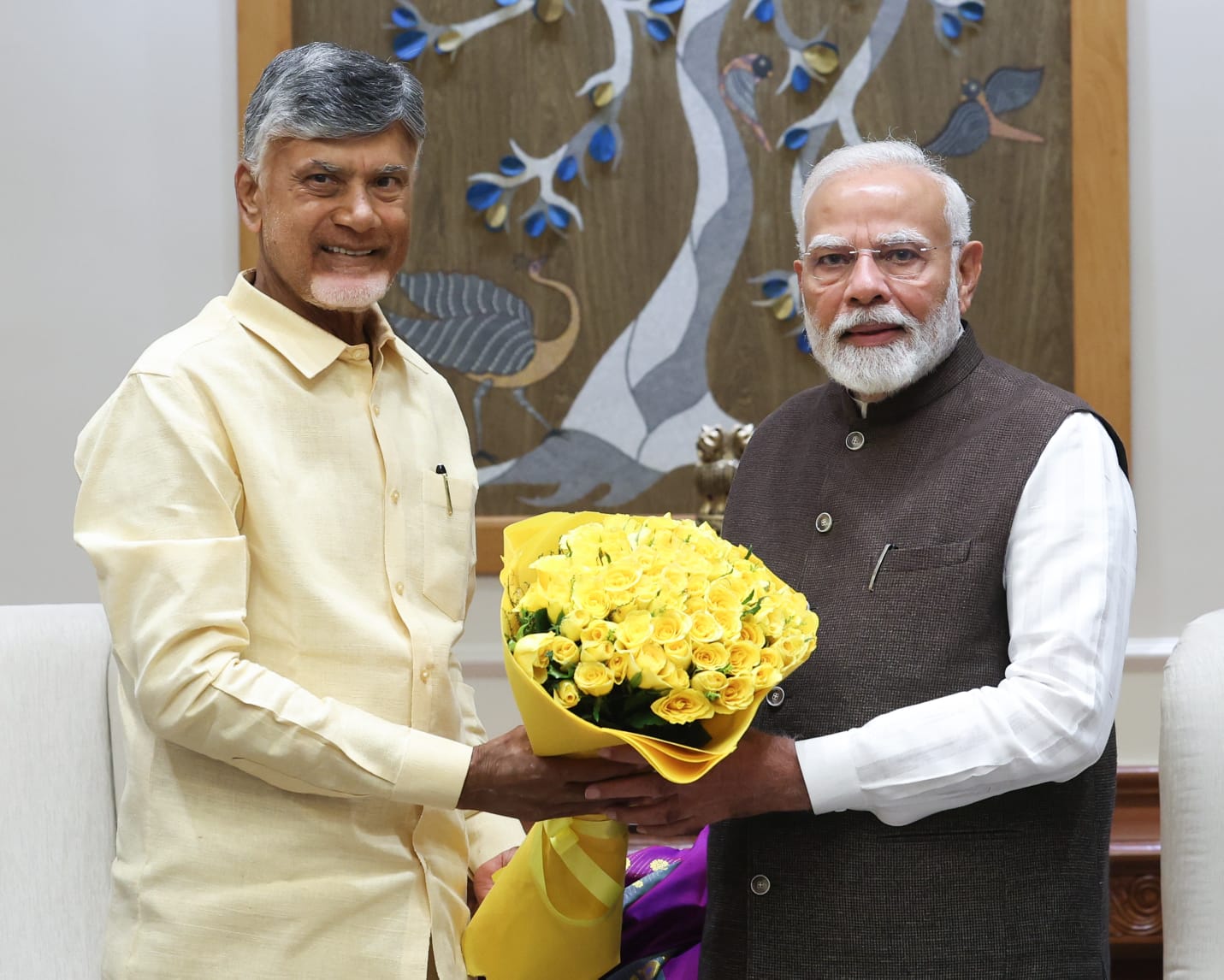 CM Chandrababu meet PM Modi