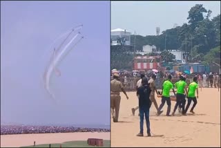 CHENNAI AIRSHOW TRAGEDY  MAREENA BEACH AIR SHOW TRAGEDY  ചെന്നൈ എയർഷോ അപകടം  ചെന്നൈ എയർഷോ മരണസംഖ്യ