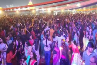 Garba night organized on Durga Puja occasion in Hazaribag