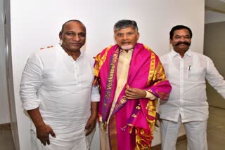 MLA MALAREDY MET AP CM CHANDRABABU