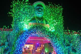 Durga Puja Pandal In Seraikela