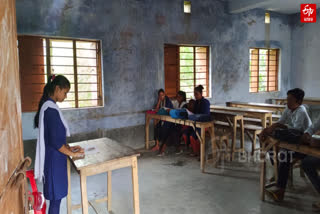 Students Taking Classes in School