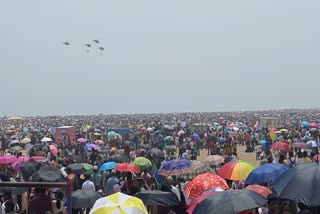 Every nook and corner of the Marina Beach was filled to the brims with spectators