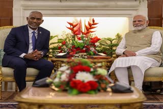 MALDIVES PRESIDENT MUIZZU IN INDIA